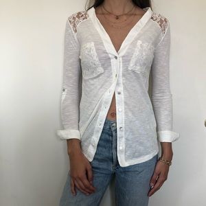 Marfinno Breezy Lace Button-down